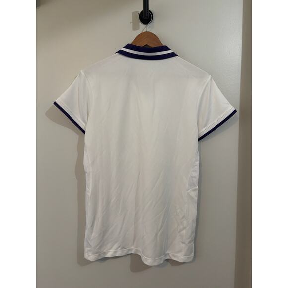 Kansas State Wildcats Nike Dri-Fit Polo Women's White/Purple Large - Picture 2 of 3